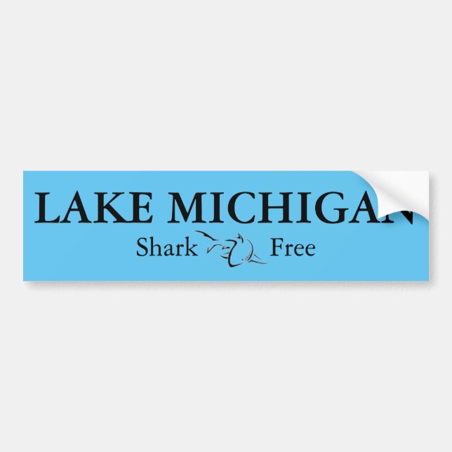 Lake Michigan - humour Bumper Sticker (Front)