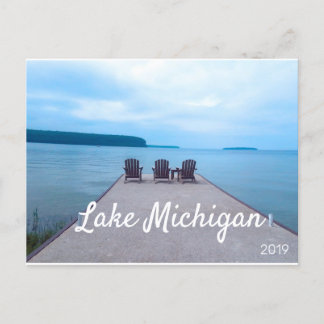 Lake Michigan in Door county 2019 Postcard