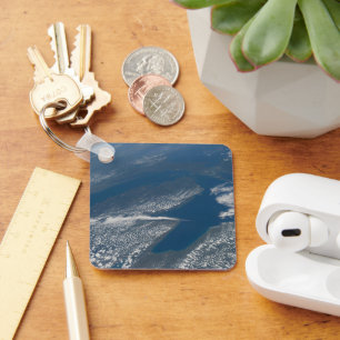 Lake Michigan, Lake Huron And State Of Michigan. Key Ring