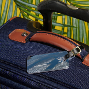 Lake Michigan, Lake Huron And State Of Michigan. Luggage Tag