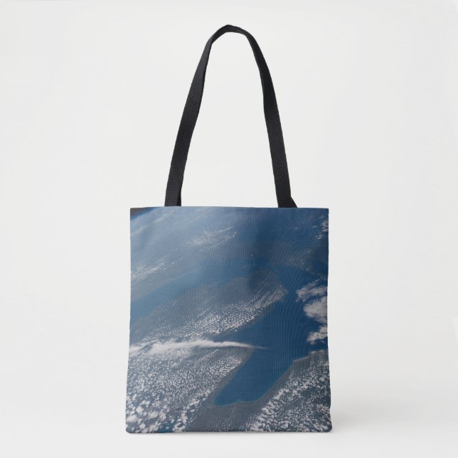 Lake Michigan, Lake Huron And State Of Michigan. Tote Bag (Front)