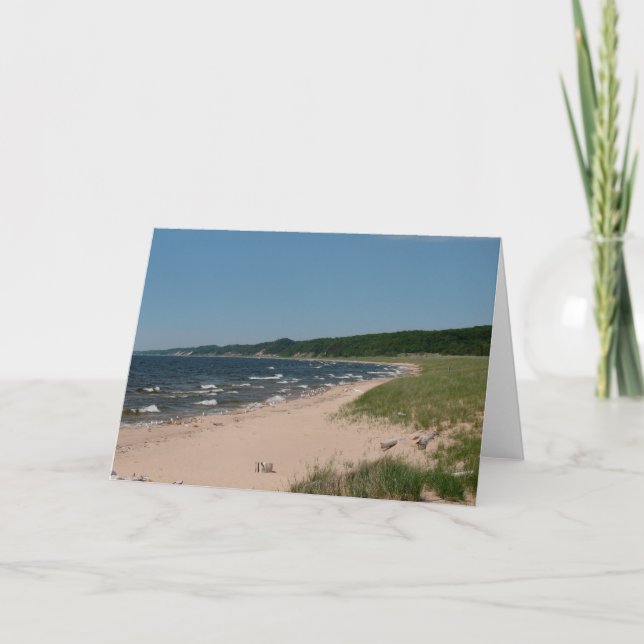 Lake Michigan Landscape 1 Card (Front)