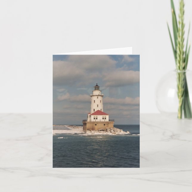 Lake Michigan Lighthouse Notecards (Front)