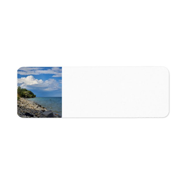Lake Michigan Return Address Label (Front)
