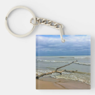 Lake Michigan, Sheboygan, Wisconsin Key Ring