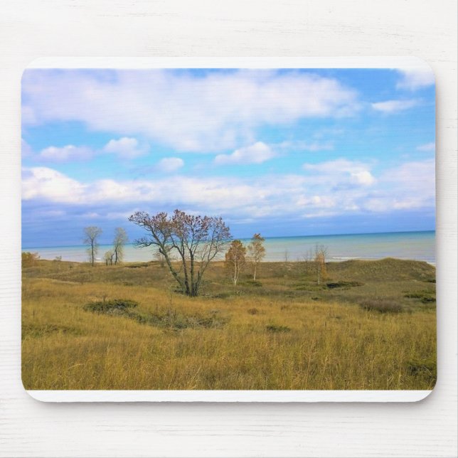 Lake Michigan, Sheboygan, Wisconsin Mouse Mat (Front)