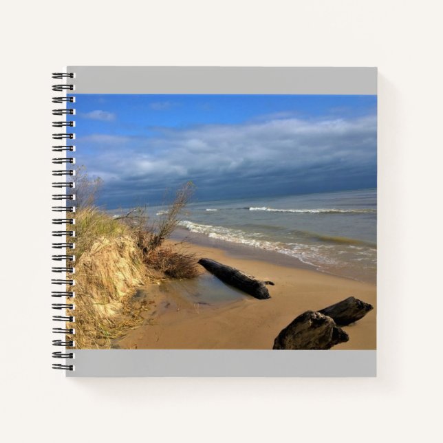 Lake Michigan, Sheboygan, Wisconsin Notebook (Front)