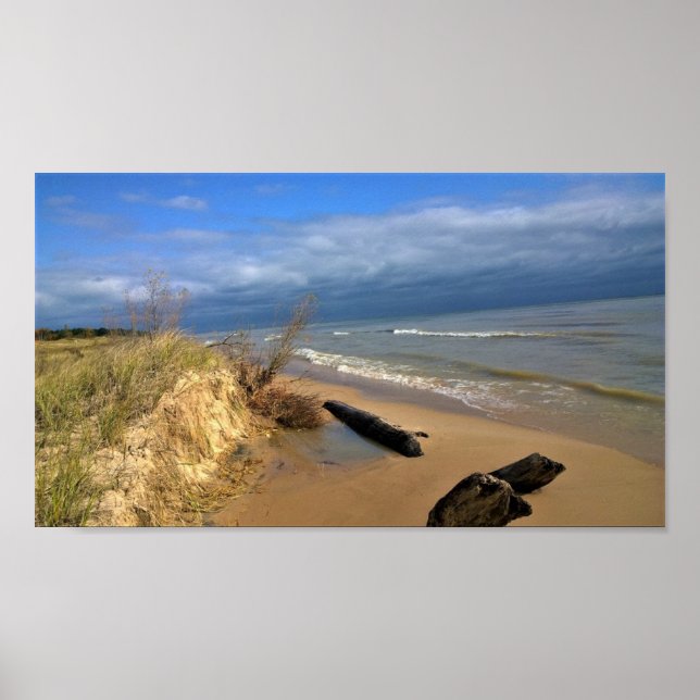 Lake Michigan, Sheboygan, Wisconsin Poster (Front)