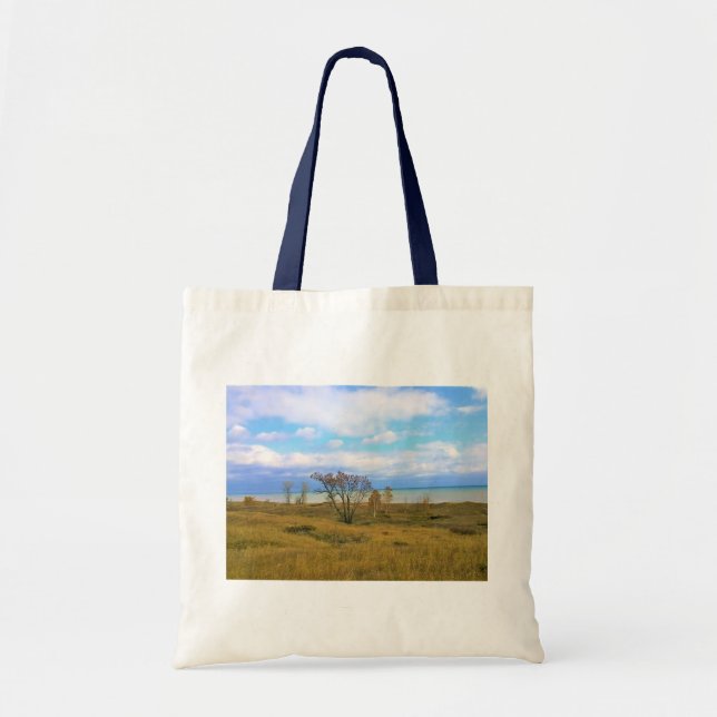 Lake Michigan, Sheboygan, Wisconsin Tote Bag (Front)