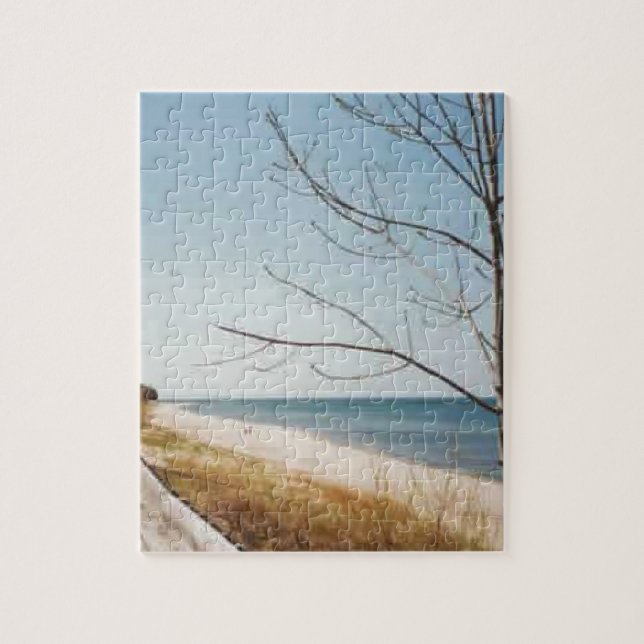 Lake Michigan shore Jigsaw Puzzle (Vertical)