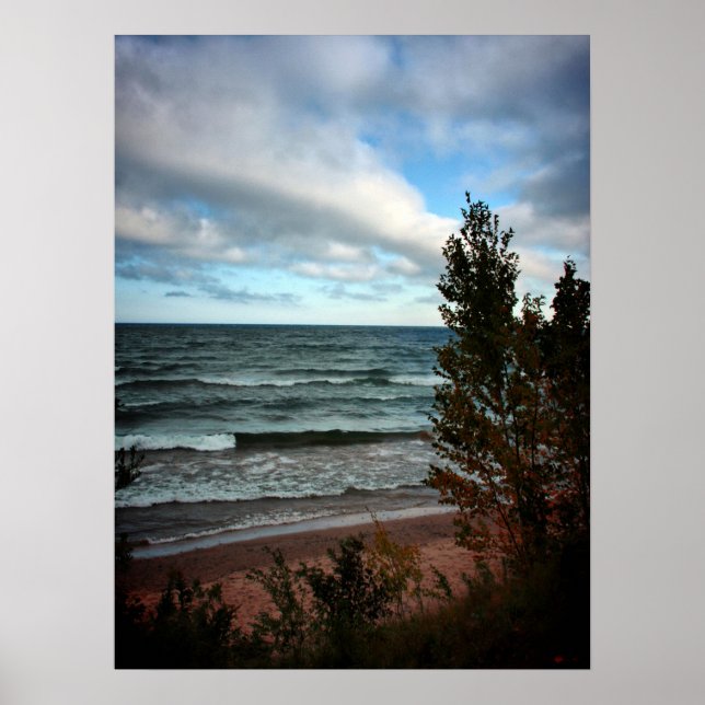Lake Michigan - St. Ignace, MI Poster (Front)