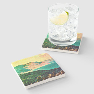 Lake Michigan! Stone Coaster