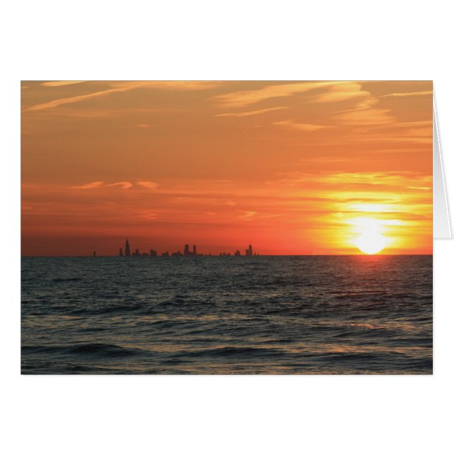 Lake Michigan Sunset 1 (Front Horizontal)