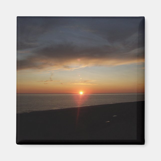Lake Michigan Sunset Magnet (Front)