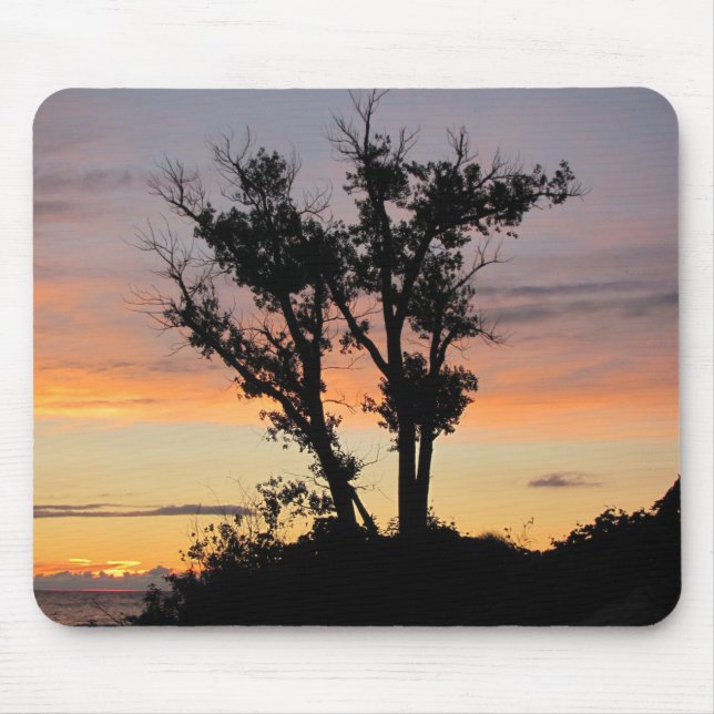 Lake Michigan Sunset Mouse Mat (Front)