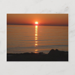 Lake Michigan Sunset Postcard