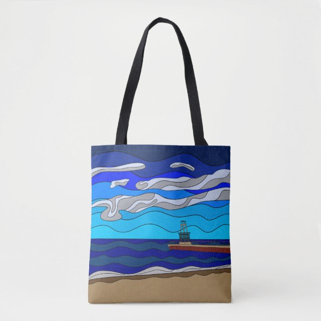 Lake Michigan - Tote Bag (Front)