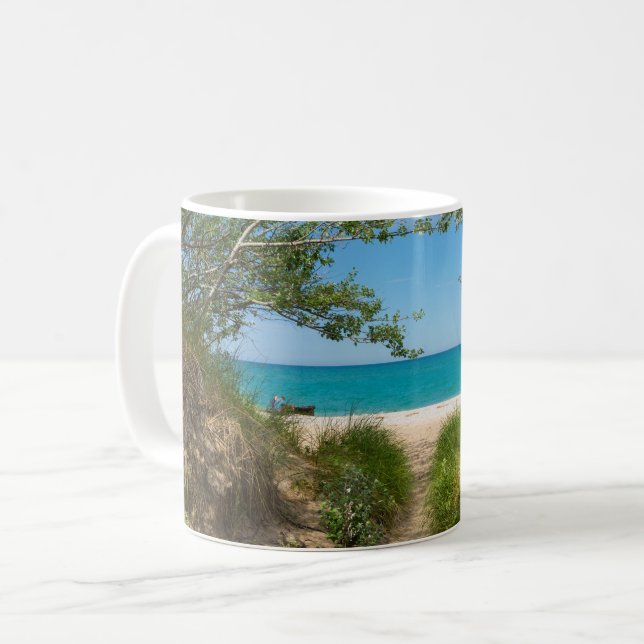 Lake Michigan Tranquillity Coffee Mug (Front Left)