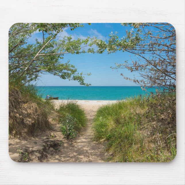 Lake Michigan Tranquillity Mouse Mat (Front)