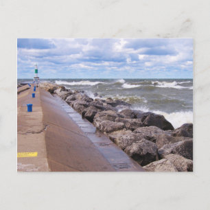 Lake Michigan Waves Postcard