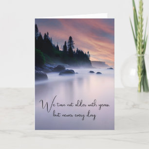 Lake Mist Birthday Card