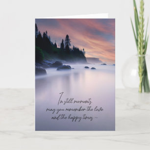 Lake Mist Sympathy  Card