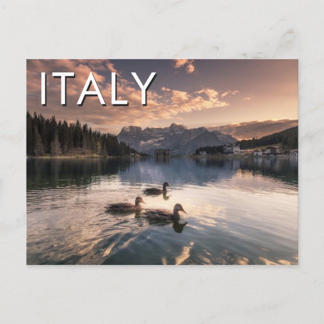 Lake Misurina|Dolomites, Italy Postcard (Front)