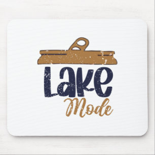 Lake Mode Camping Camper Lake Life Summer Vacation Mouse Mat