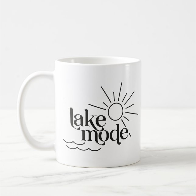 Lake Mode Summer Sun Coffee Mug (Left)