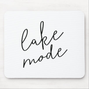 Lake Mode Women Camping Summer Vacation Mouse Mat