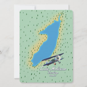 Lake Molveno Italy lake map