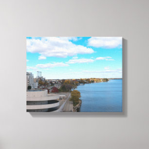 Lake Monona and Downtown Madison Canvas Print