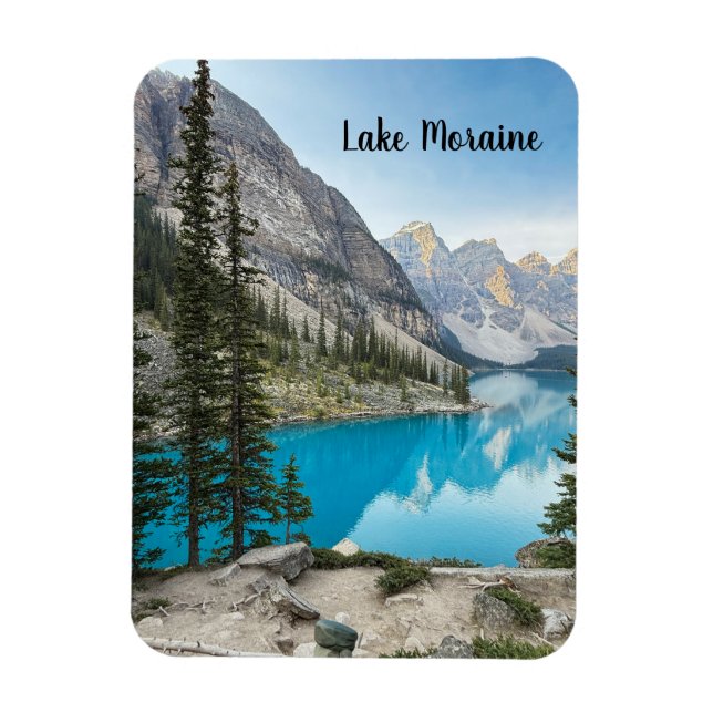 Lake Moraine in Banff Canada Magnet (Vertical)