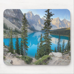 Lake Moraine in Banff Canada Mouse Mat