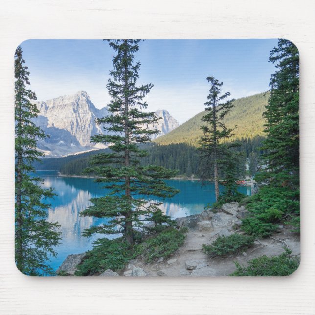 Lake Moraine in Banff Canada Mouse Mat (Front)