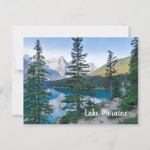 Lake Moraine in Banff Canada Postcard