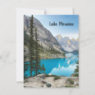 Lake Moraine in Banff Canada Postcard