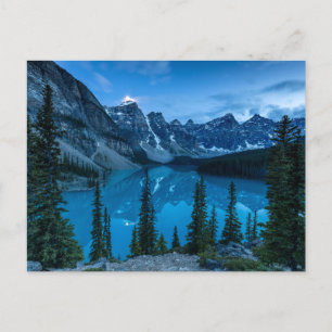 Lake Moraine in the Rocky Mountains  Postcard