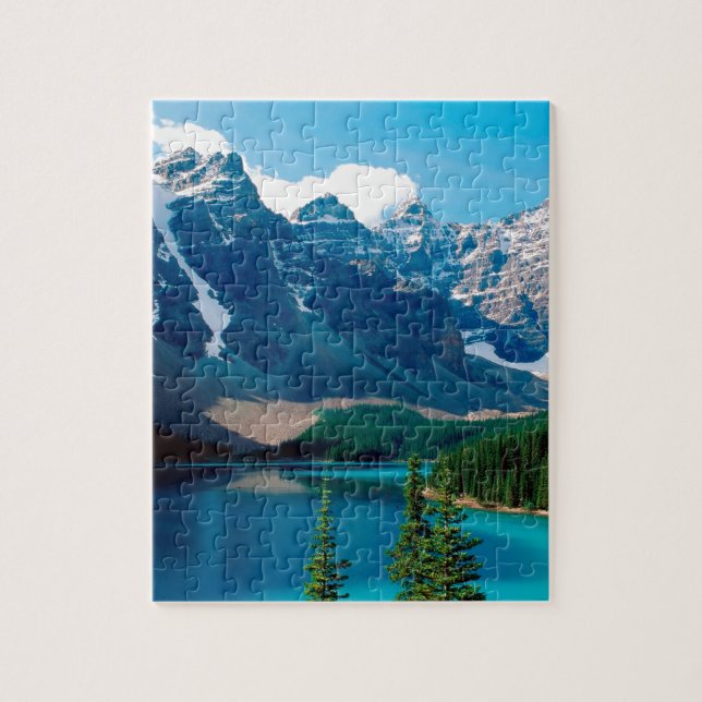 Lake Moraine Park Canada Jigsaw Puzzle (Vertical)