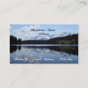 Lake  Mountains Scenic  Beauty Business Cards