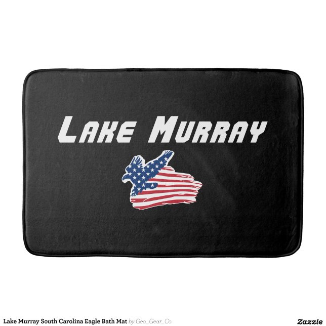 Lake Murray South Carolina Eagle Bath Mat (Creator Uploaded)