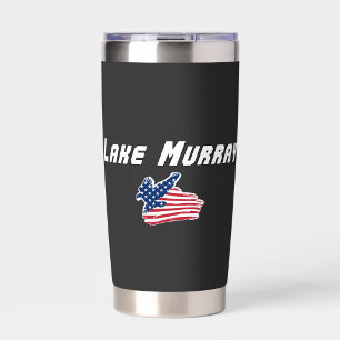 Lake Murray South Carolina Patriotic Eagle Insulated Tumbler
