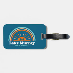 Lake Murray South Carolina Rainbow Luggage Tag