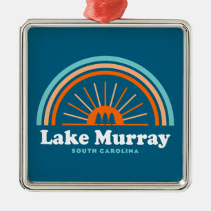 Lake Murray South Carolina Rainbow Metal Tree Decoration