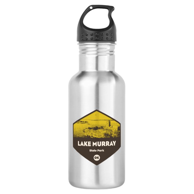 Lake Murray State Park Oklahoma 532 Ml Water Bottle (Front)