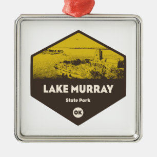 Lake Murray State Park Oklahoma Metal Tree Decoration