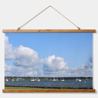 Lake Muskegon Marina Hanging Tapestry