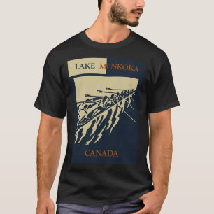 Lake Muskoka in Ontario Canada Vintage Retro Style T-Shirt