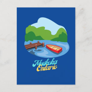 Lake Muskoka Ontario Canada Postcard