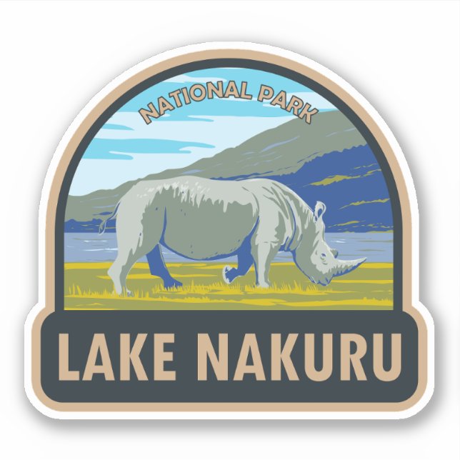 Lake Nakuru National Park White Rhinoceros Travel (Front)